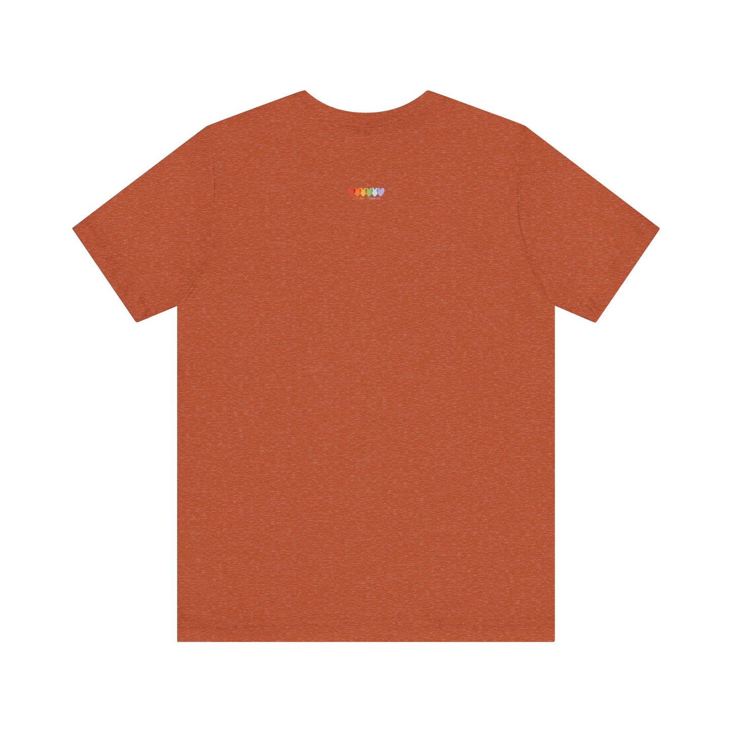 Unisex Heather Autumn Brown Light Blend Jersey Short Sleeve T Shirt