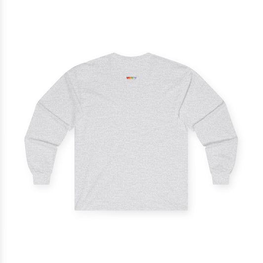 Unisex Ultra Cotton Sport Grey Long Sleeve Medium Blend T Shirt