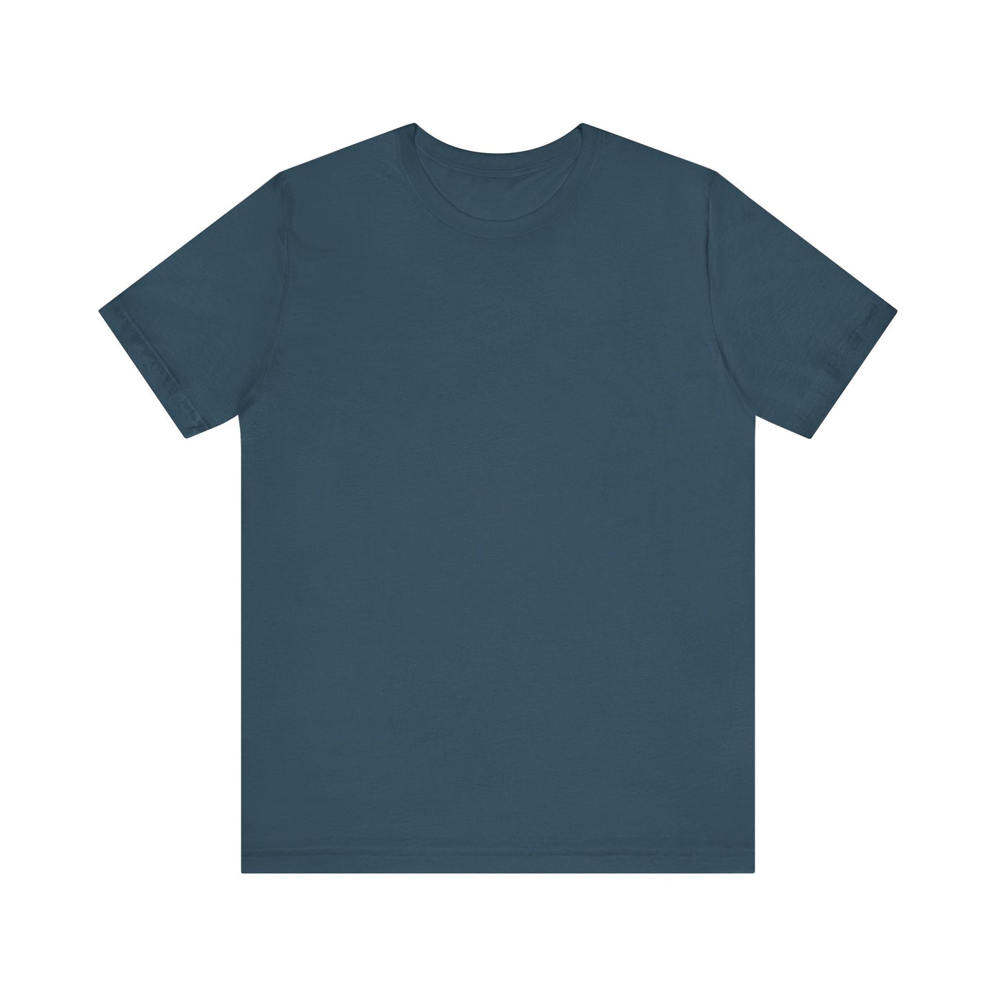 Unisex Deep Teal Blue Light Blend Jersey Short Sleeve T Shirt
