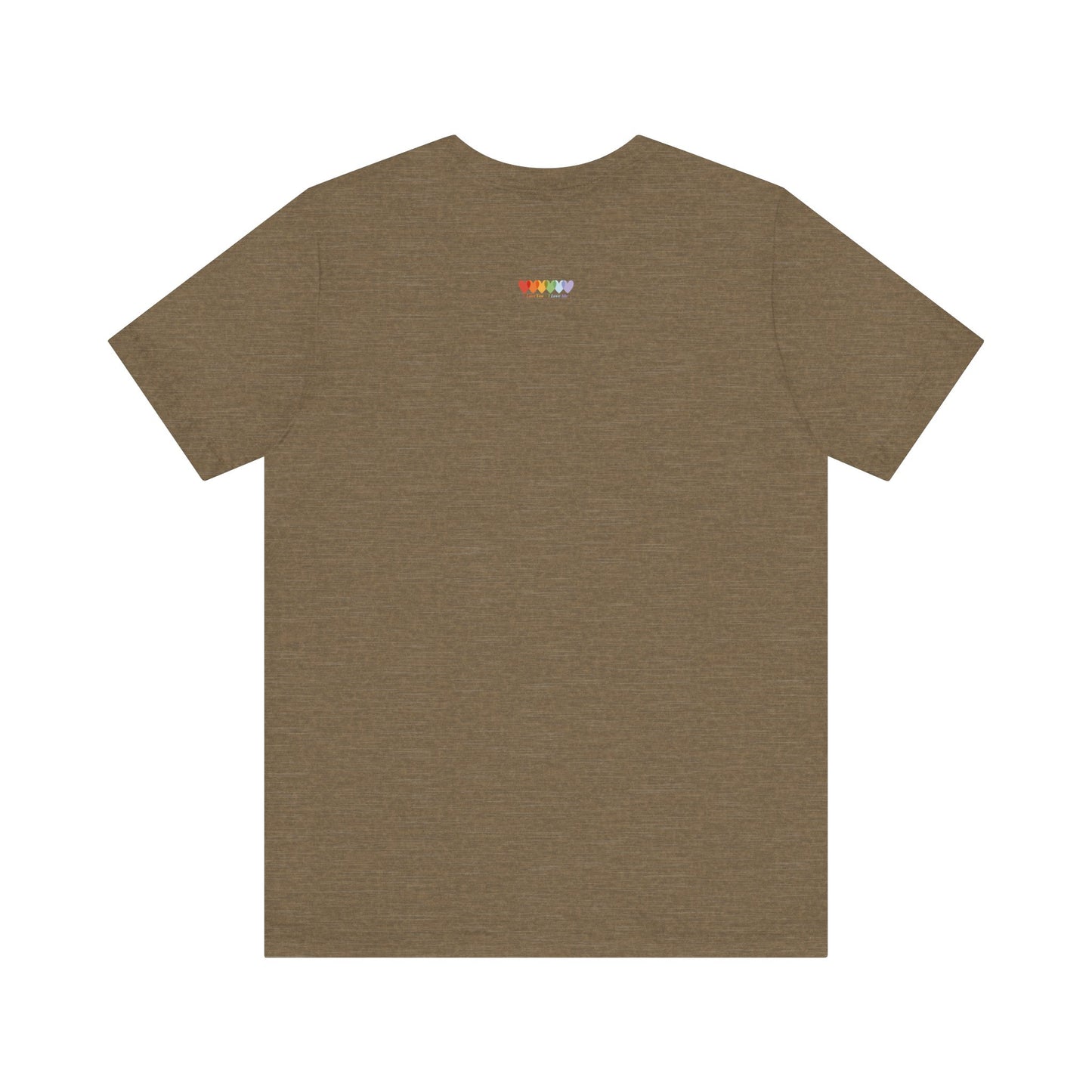 Unisex Heather Olive Green Light Blend Jersey Short Sleeve T Shirt