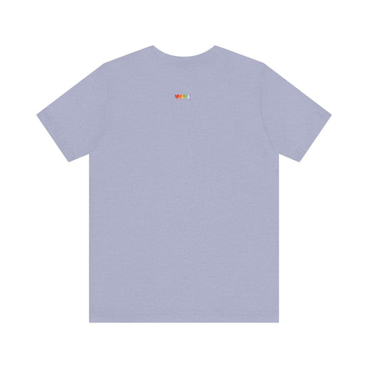 Unisex Heather Blue Light Blend Jersey Short Sleeve T Shirt