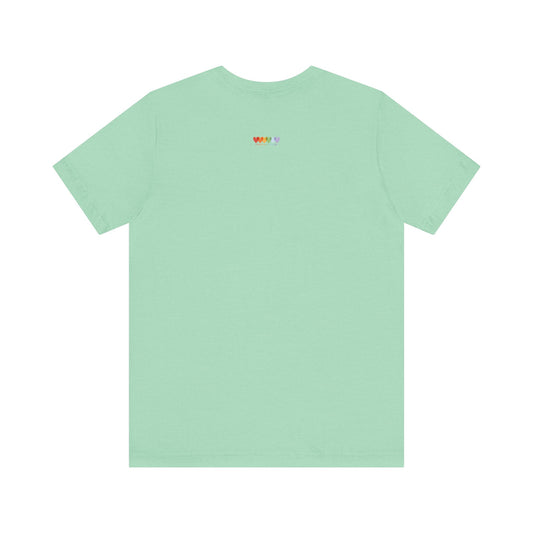 Unisex Heather Mint Green Light Blend Jersey Short Sleeve T Shirt