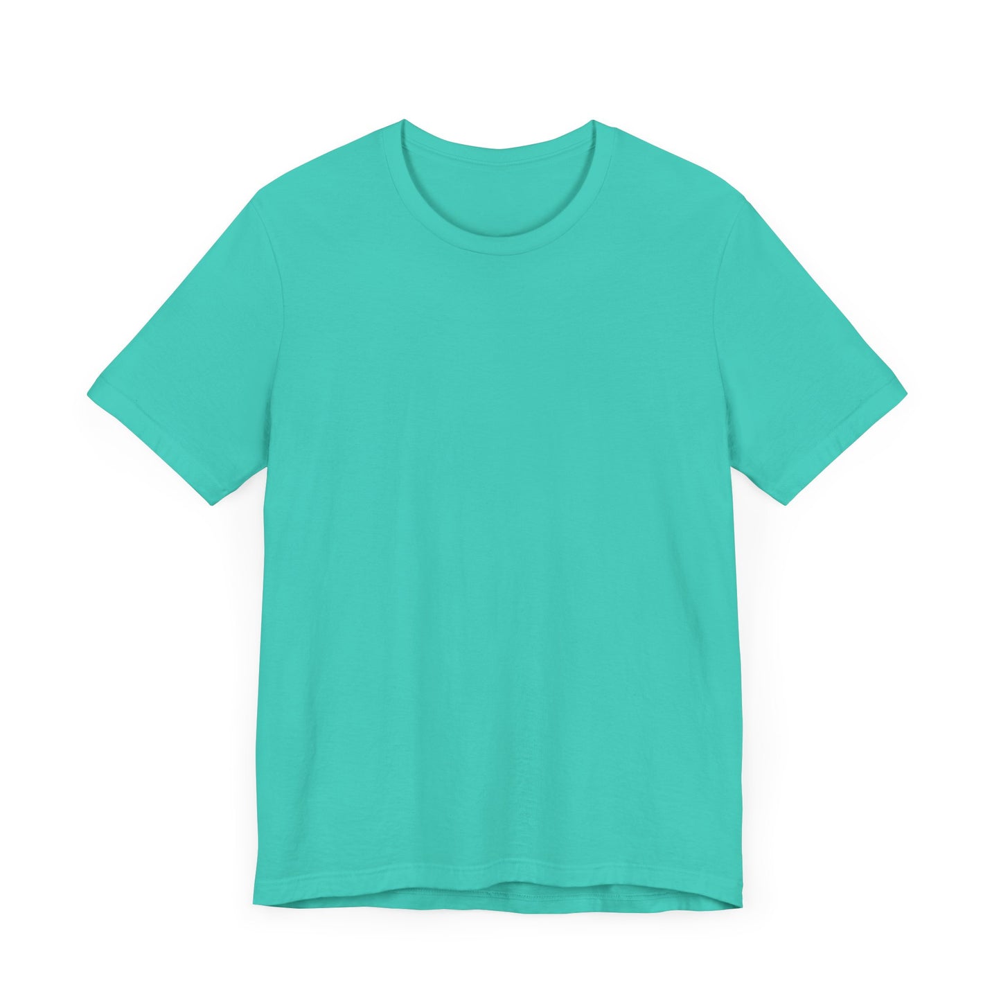 Unisex Teal Green Light Blend Jersey Short Sleeve T Shirt