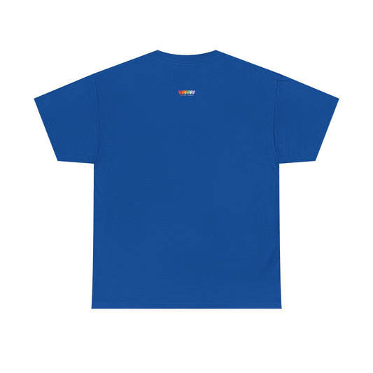 Unisex Royal Blue Medium Blend Cotton Short Sleeve T Shirt
