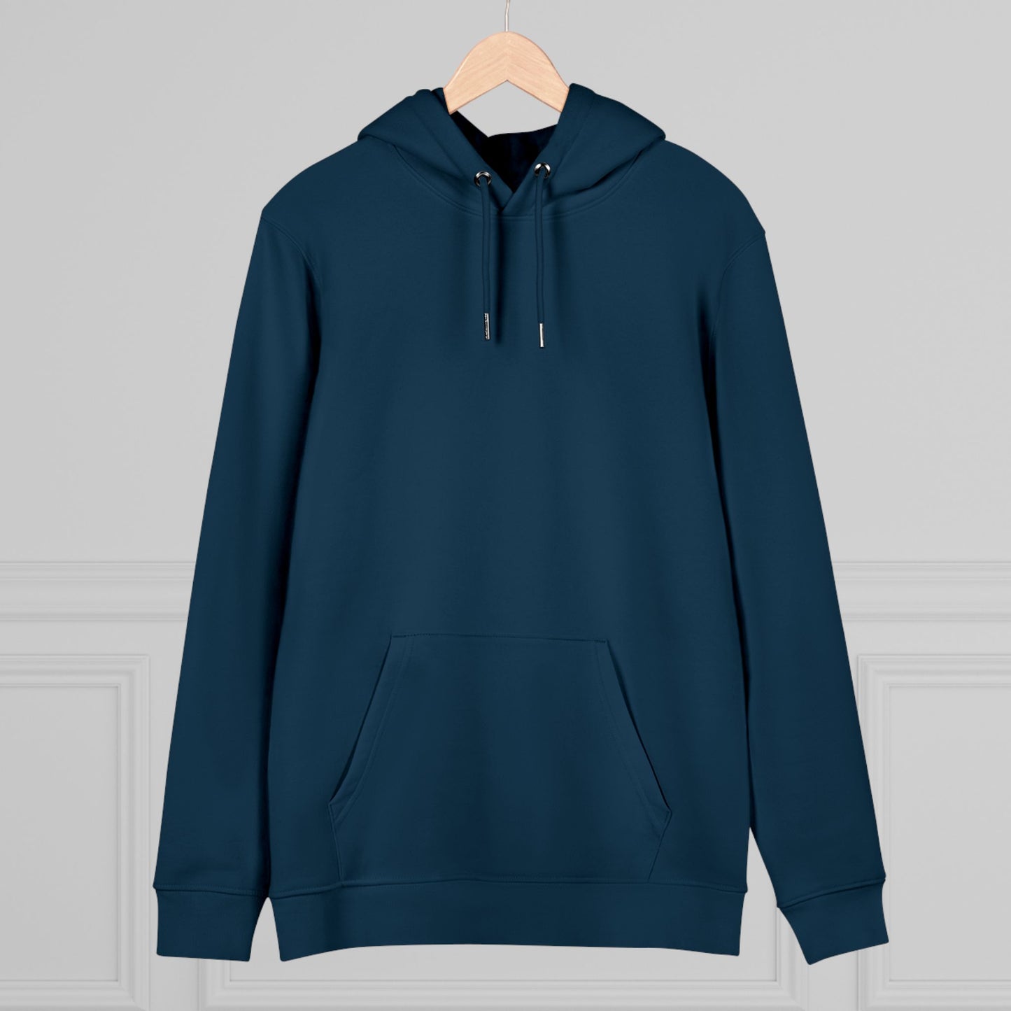 Unisex French Navy Blue Organic Heavy Blend Cruiser Hoodie