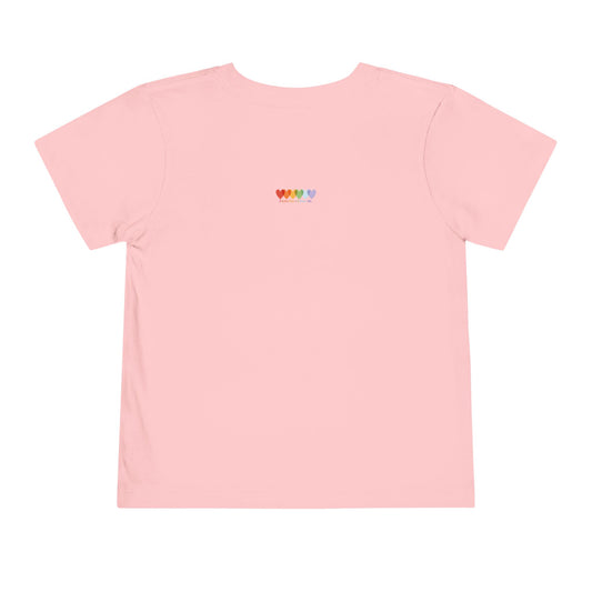Toddler's Candy Floss Pink Short Sleeve Light Blend T Shirt