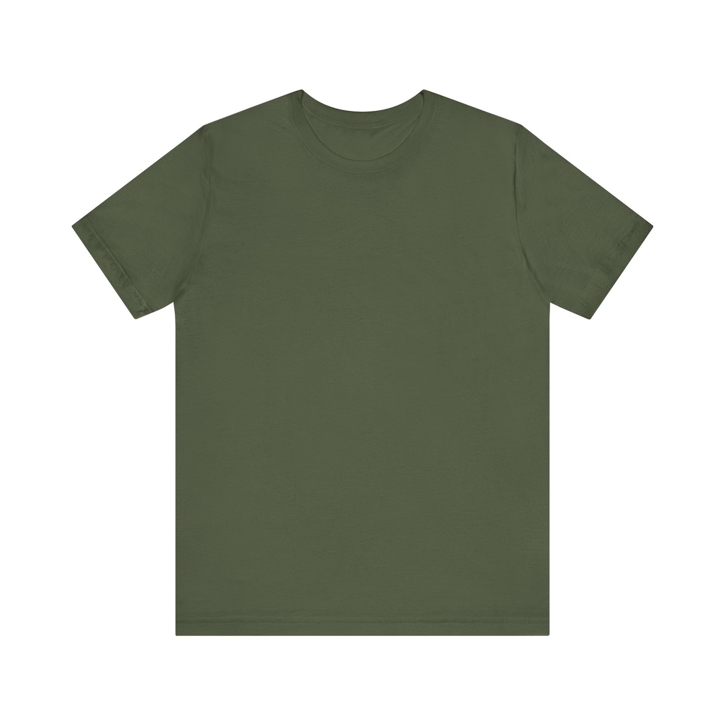 Unisex Military Green Light Blend Jersey Short Sleeve T Shirt