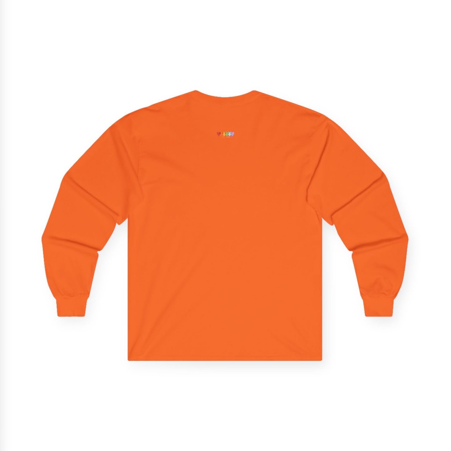 Unisex Ultra Cotton Opal Orange Long Sleeve Medium Blend T Shirt