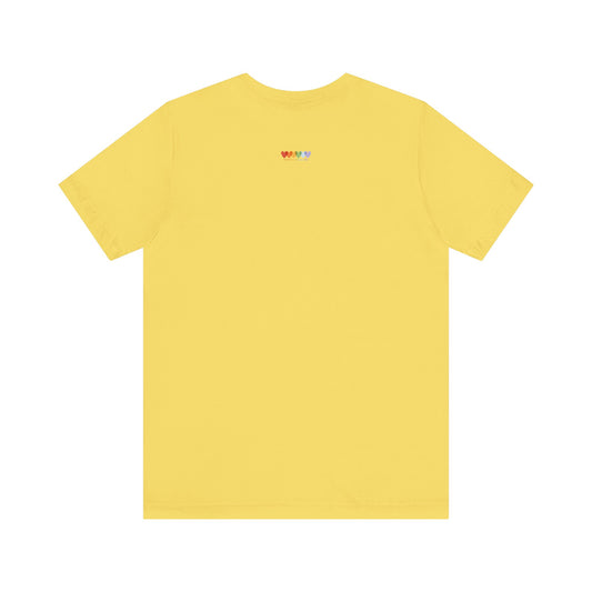 Unisex Maize Yellow Light Blend Jersey Short Sleeve T Shirt