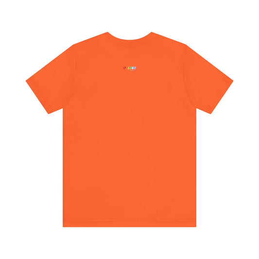 Unisex Opal Orange Light Blend Jersey Short Sleeve T Shirt