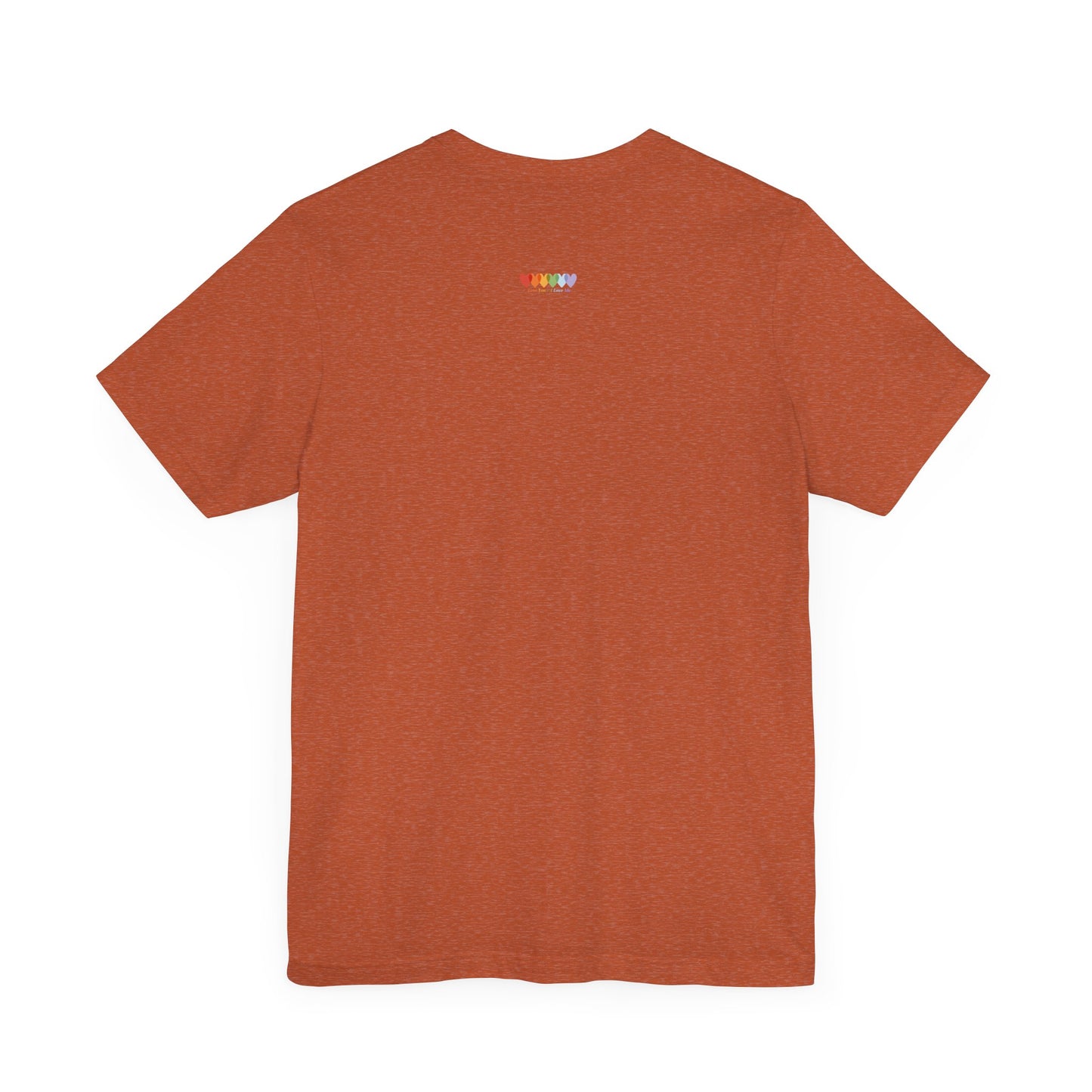 Unisex Heather Autumn Brown Light Blend Jersey Short Sleeve T Shirt