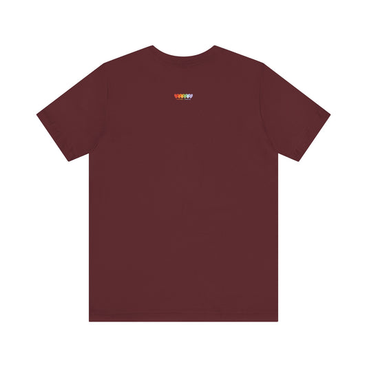 Unisex Persian Plum Light Blend Jersey Short Sleeve T Shirt