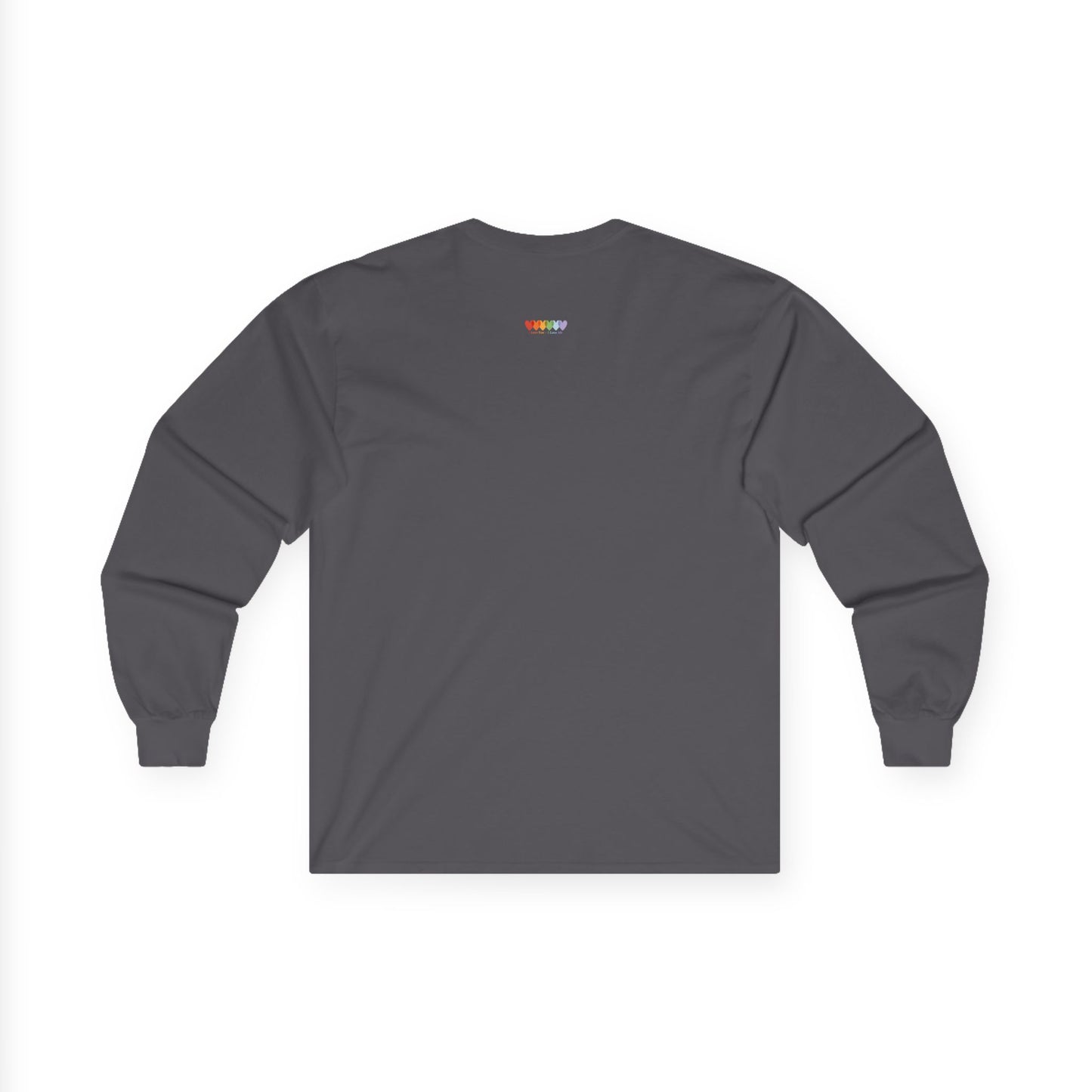 Unisex Ultra Cotton Stormy Grey Long Sleeve Medium Blend T Shirt
