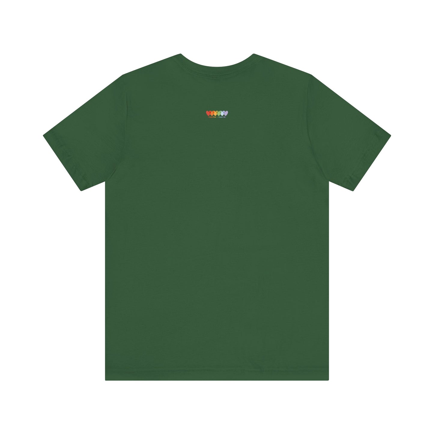 Unisex Evergreen Green Light Blend Jersey Short Sleeve T Shirt