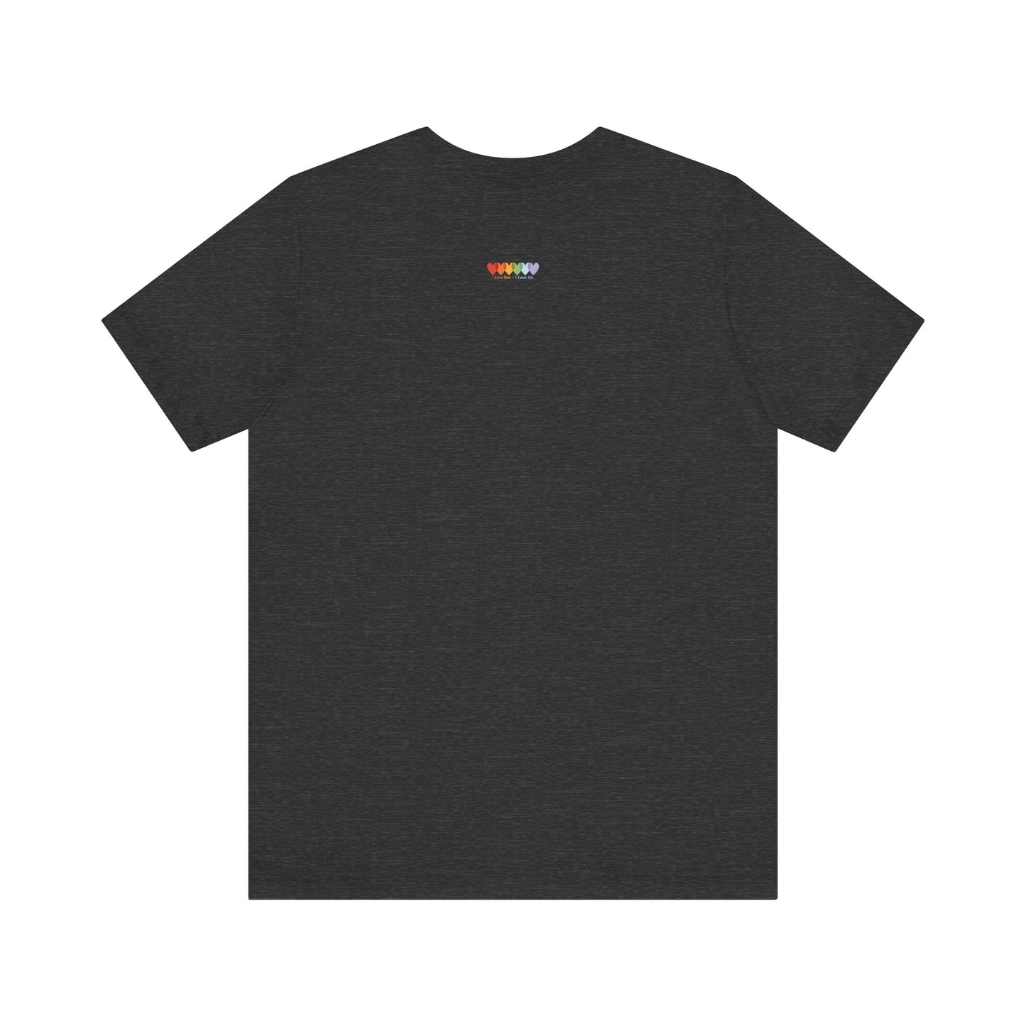 Unisex Dark Heather Grey Light Blend Jersey Short Sleeve T Shirt