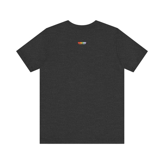 Unisex Dark Heather Grey Light Blend Jersey Short Sleeve T Shirt