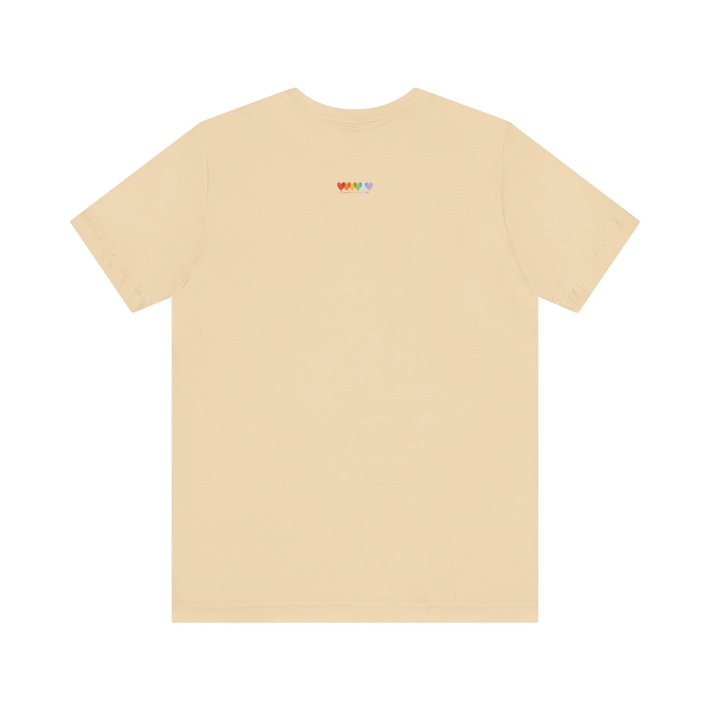 Unisex Soft Cream Brown Light Blend Jersey Short Sleeve T Shirt