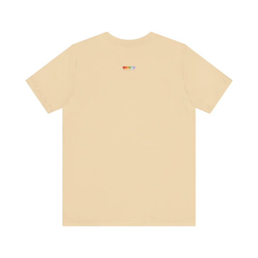 Unisex Soft Cream Brown Light Blend Jersey Short Sleeve T Shirt