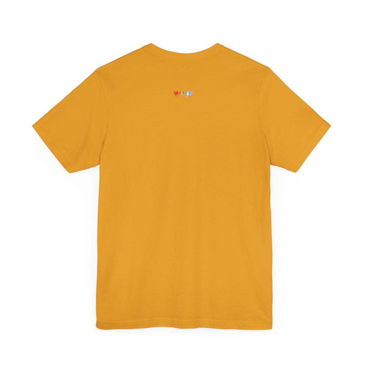 Unisex Mustard Orange Light Blend Jersey Short Sleeve T Shirt