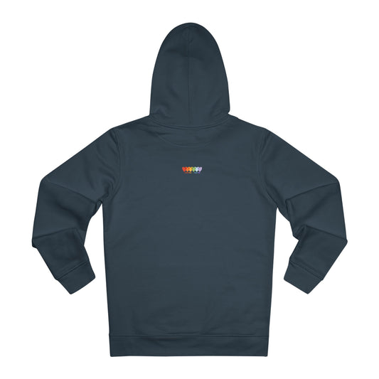 Unisex India Ink Grey Organic Heavy Blend Cruiser Hoodie