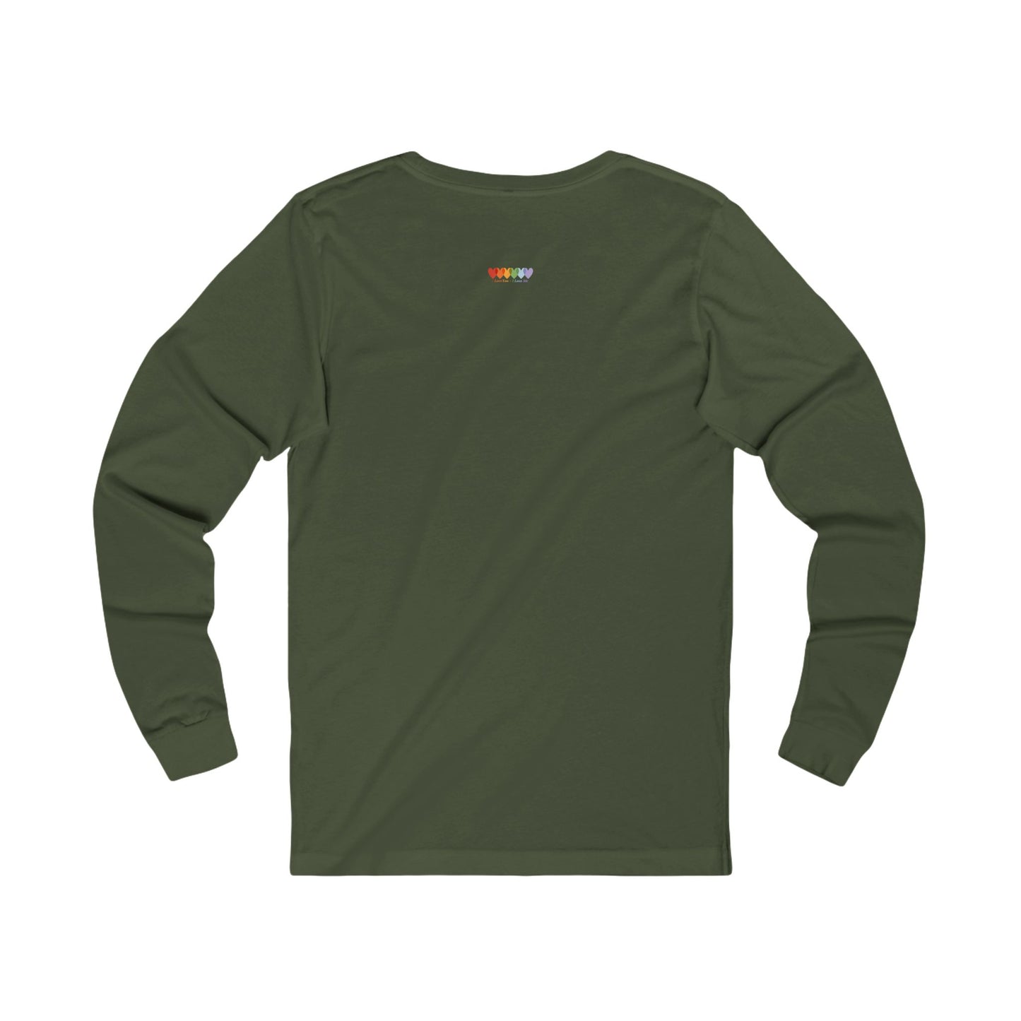 Unisex Military Green Jersey Light Blend Long Sleeve T Shirt