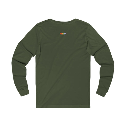 Unisex Military Green Jersey Light Blend Long Sleeve T Shirt