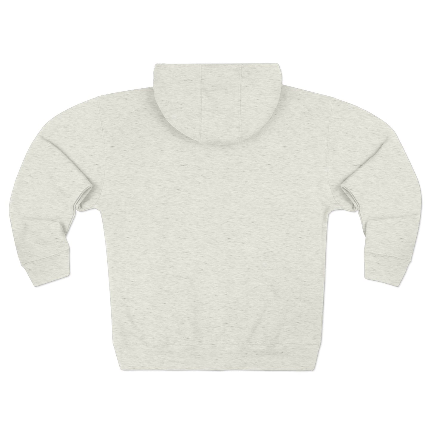 Unisex Oatmeal Heather Grey Medium Heavy Blend Zip Hoodie