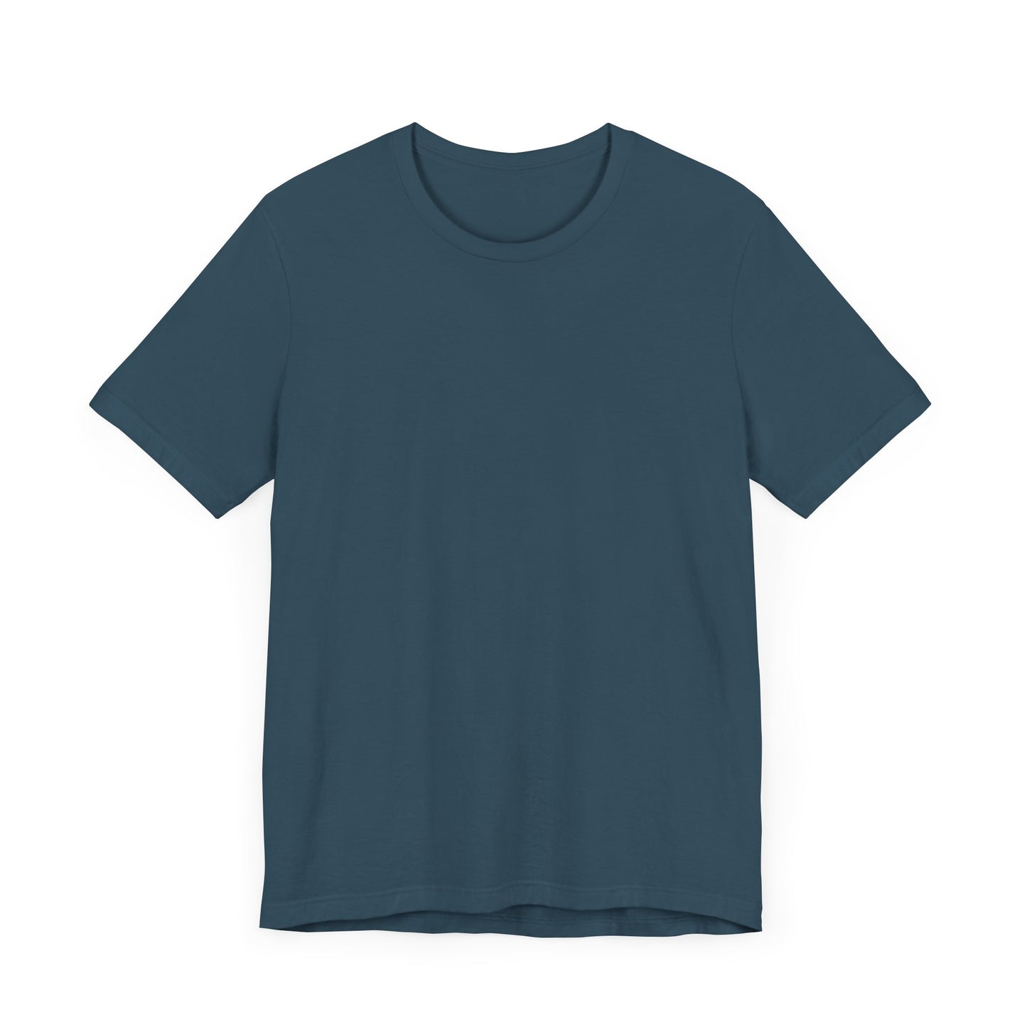 Unisex Deep Teal Blue Light Blend Jersey Short Sleeve T Shirt