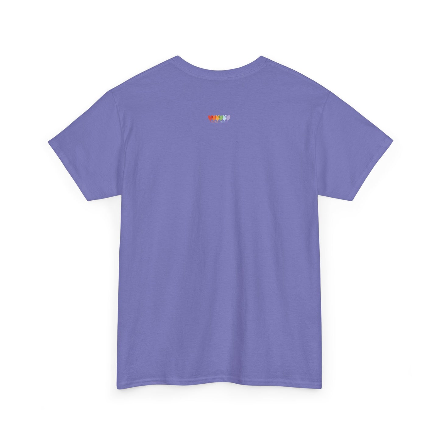 Unisex Sunset Purple Medium Blend Cotton Short Sleeve T Shirt