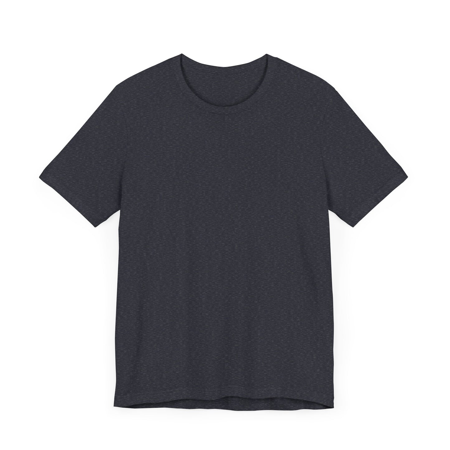 Unisex Heather Navy Blue Light Blend Jersey Short Sleeve T Shirt