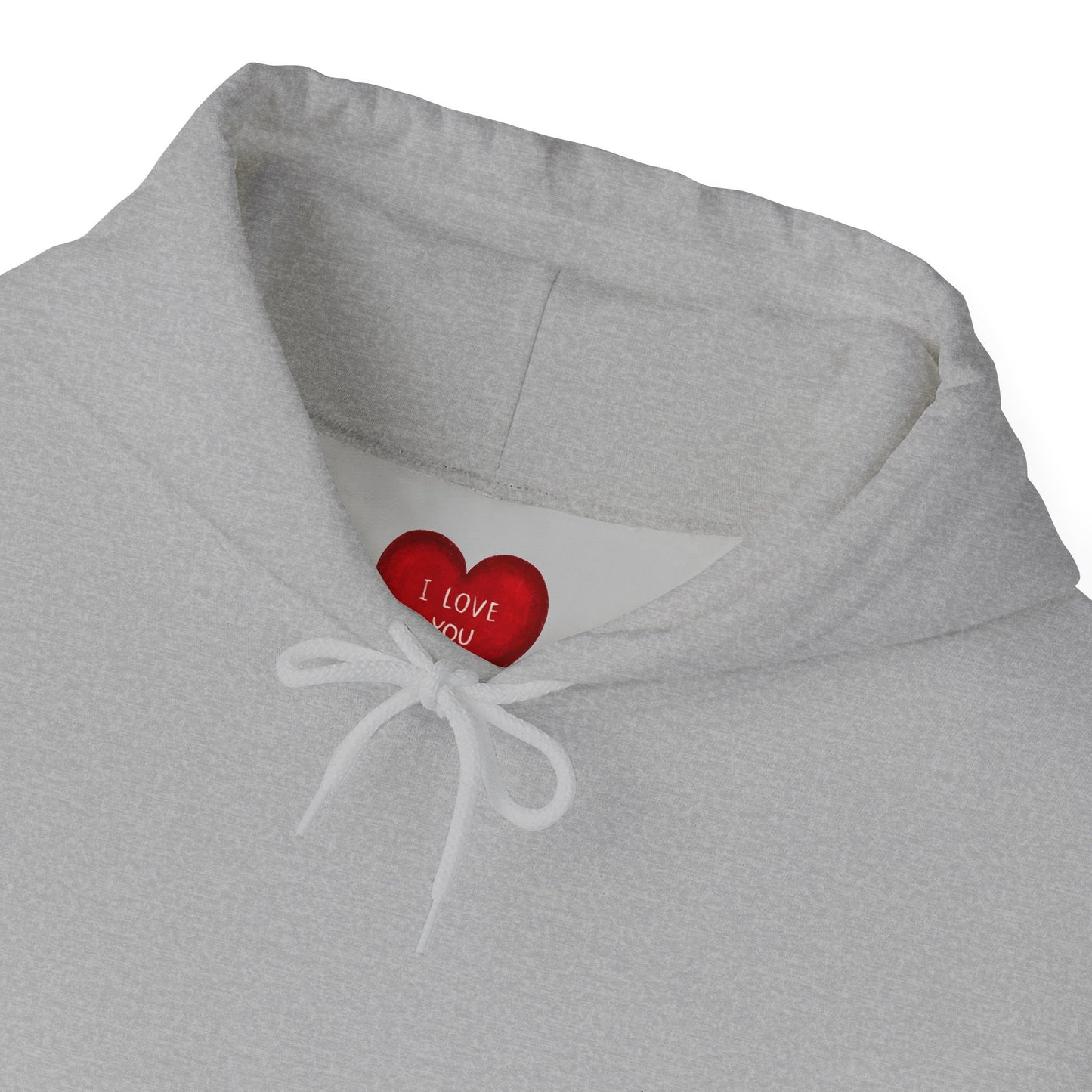 HEART I Love You - Unisex Heavy Blend™ Hooded Sweatshirt