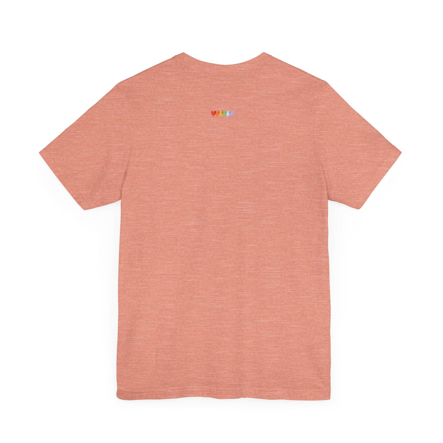 Unisex Heather Prism Sunset Pink Light Blend Jersey Short Sleeve T Shirt