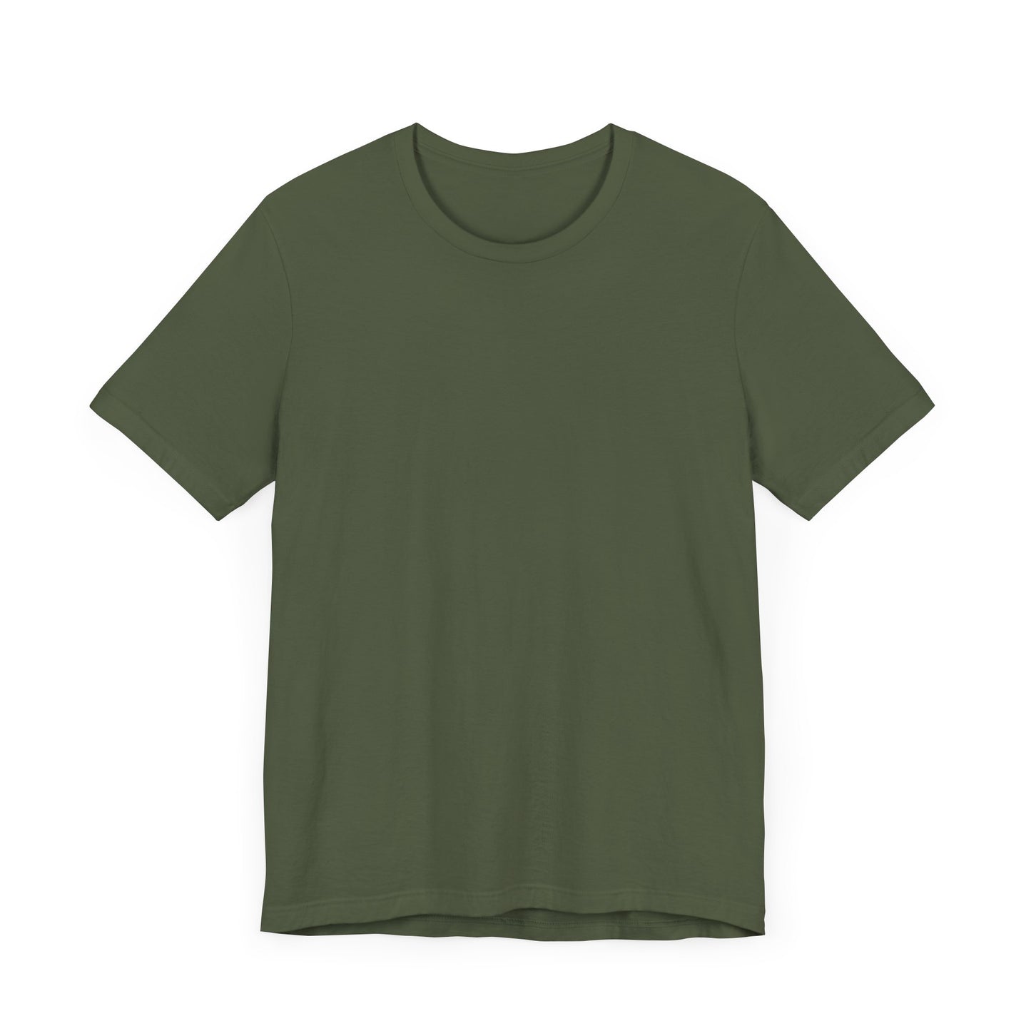Unisex Military Green Light Blend Jersey Short Sleeve T Shirt