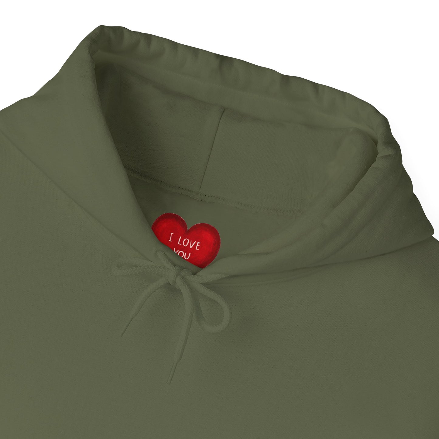 HEART I Love You - Unisex Heavy Blend™ Hooded Sweatshirt
