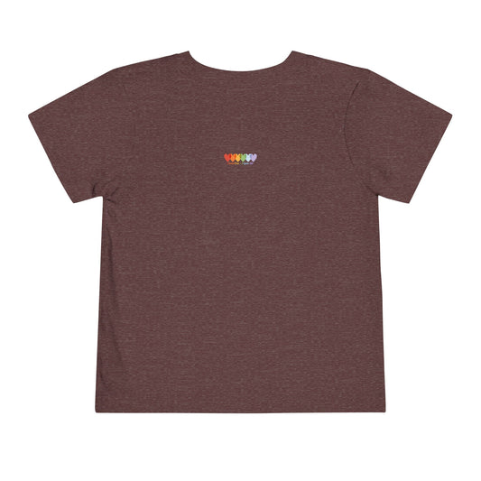 Toddler's Heather Maroon Short Sleeve Light Blend T Shirt
