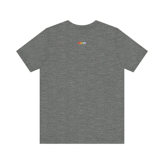 Unisex Deep Heather Grey Light Blend Jersey Short Sleeve T Shirt