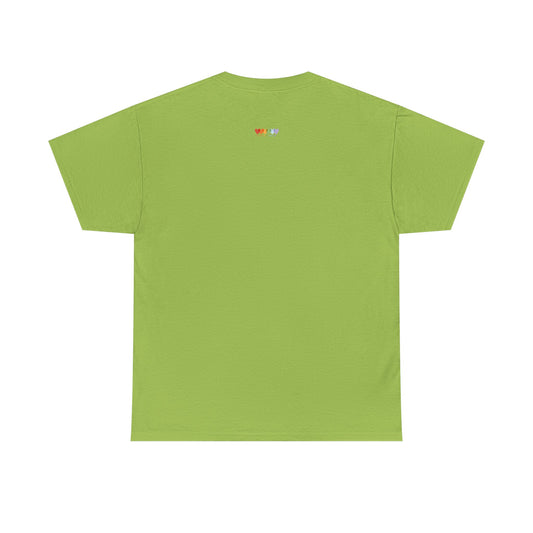 Unisex Kiwi Green Medium Blend Cotton Short Sleeve T Shirt