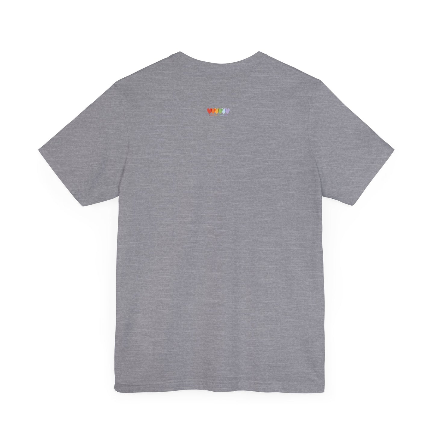 Unisex Heather Storm Grey Light Blend Jersey Short Sleeve T Shirt