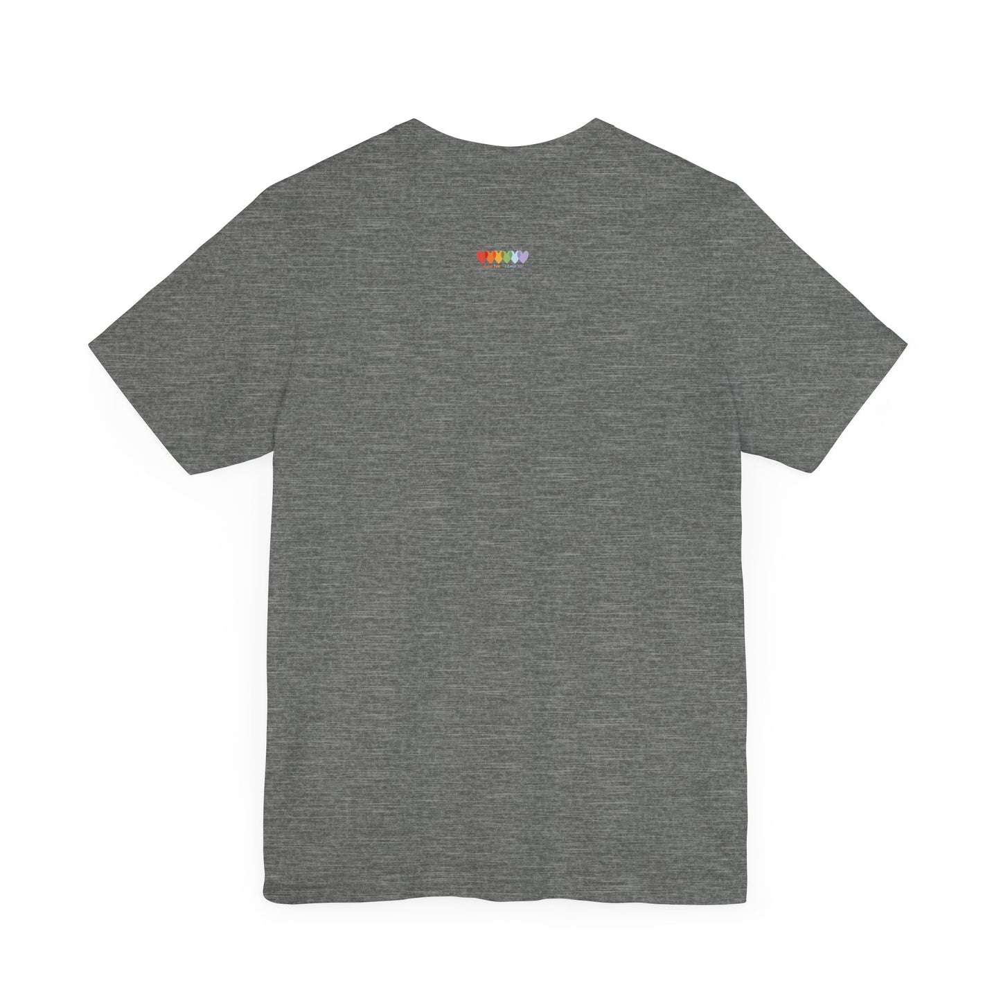 Unisex Deep Heather Grey Light Blend Jersey Short Sleeve T Shirt