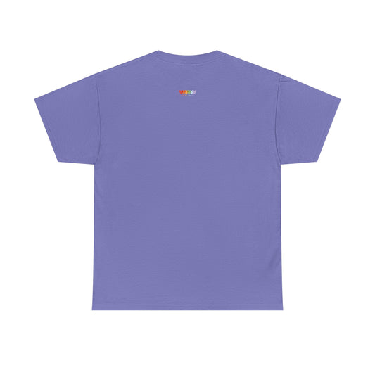 Unisex Sunset Purple Medium Blend Cotton Short Sleeve T Shirt