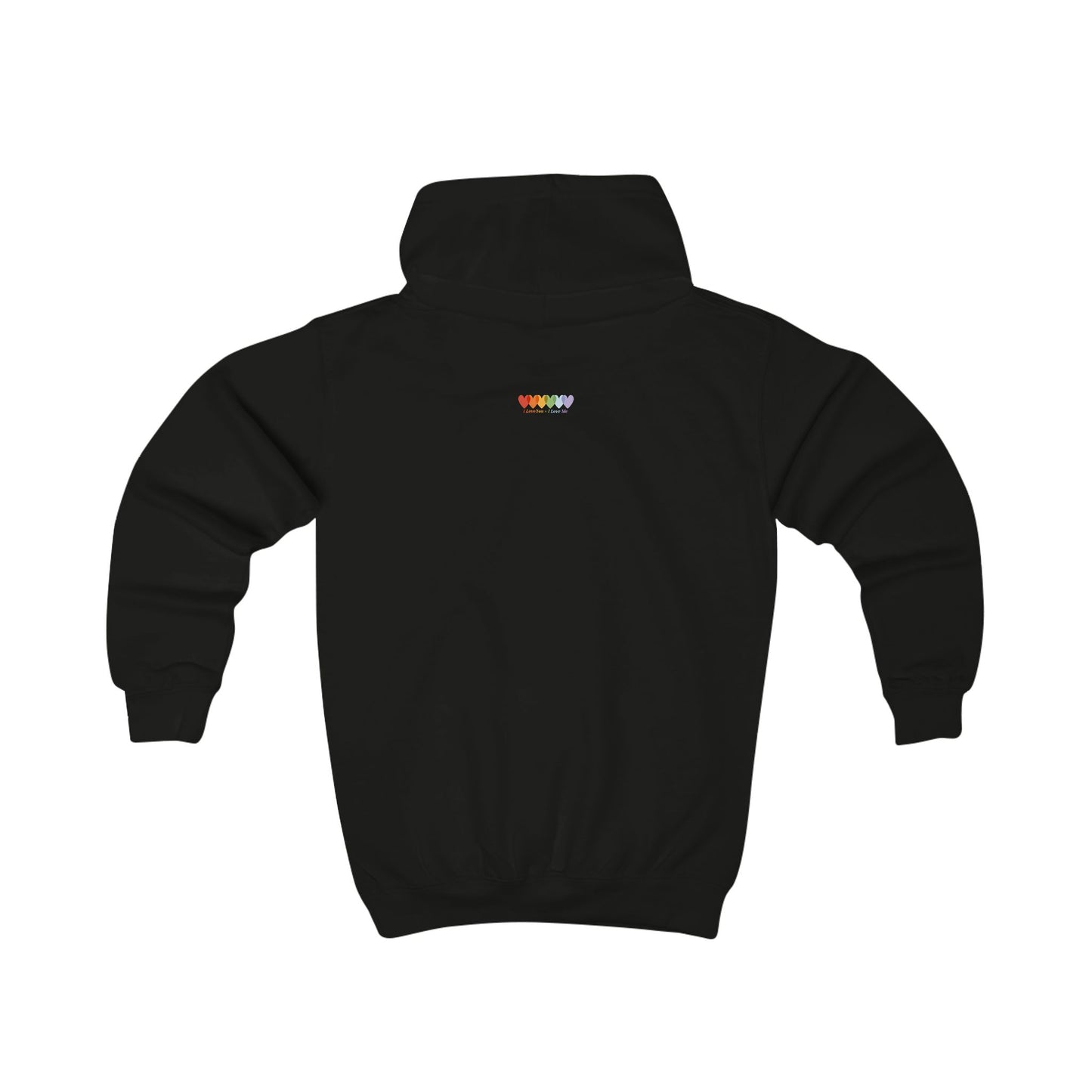 Children's Panther Black Medium-Heavy Blend Hoodie