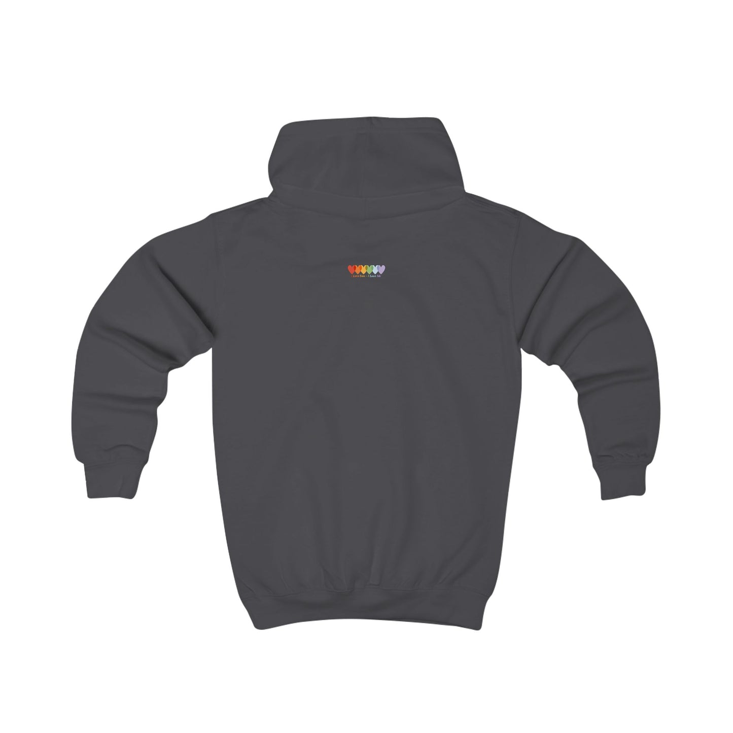 Children's Charcoal Grey Medium-Heavy Blend Hoodie
