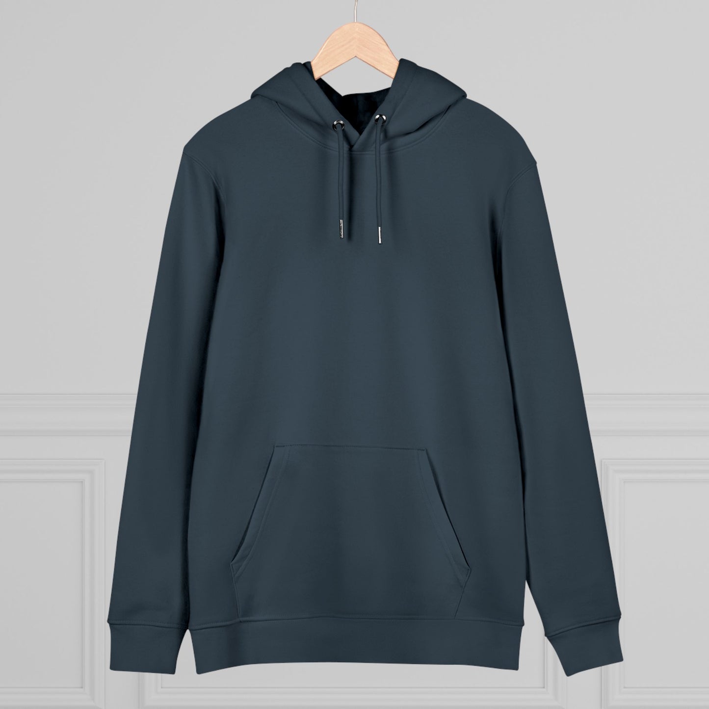 Unisex India Ink Grey Organic Heavy Blend Cruiser Hoodie