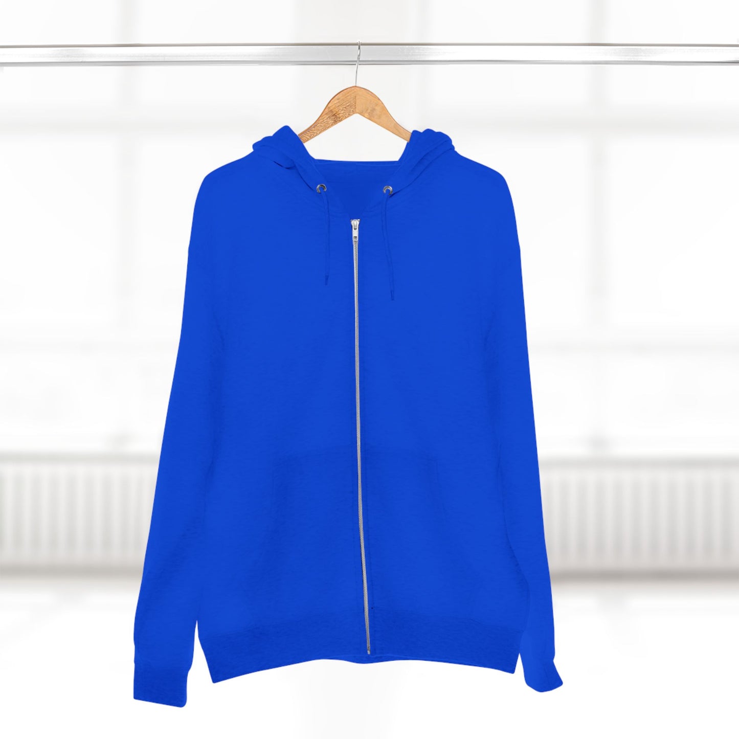 Unisex Royal Blue Medium Heavy Blend Zip Hoodie