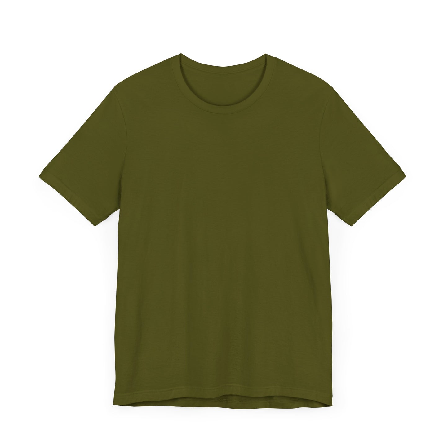 Unisex Olive Green Light Blend Jersey Short Sleeve T Shirts