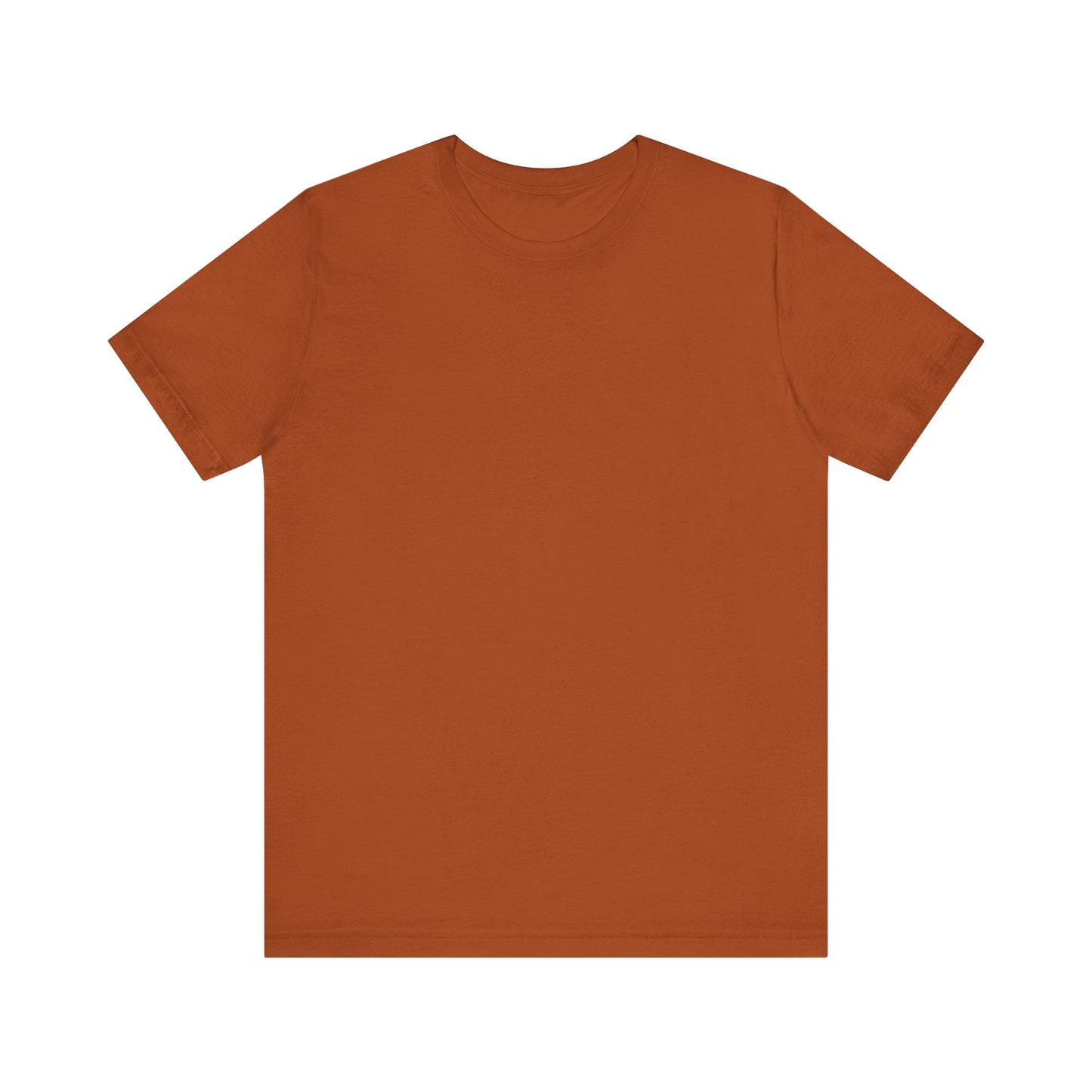 Unisex Autumn Brown Light Blend Jersey Short Sleeve T Shirt