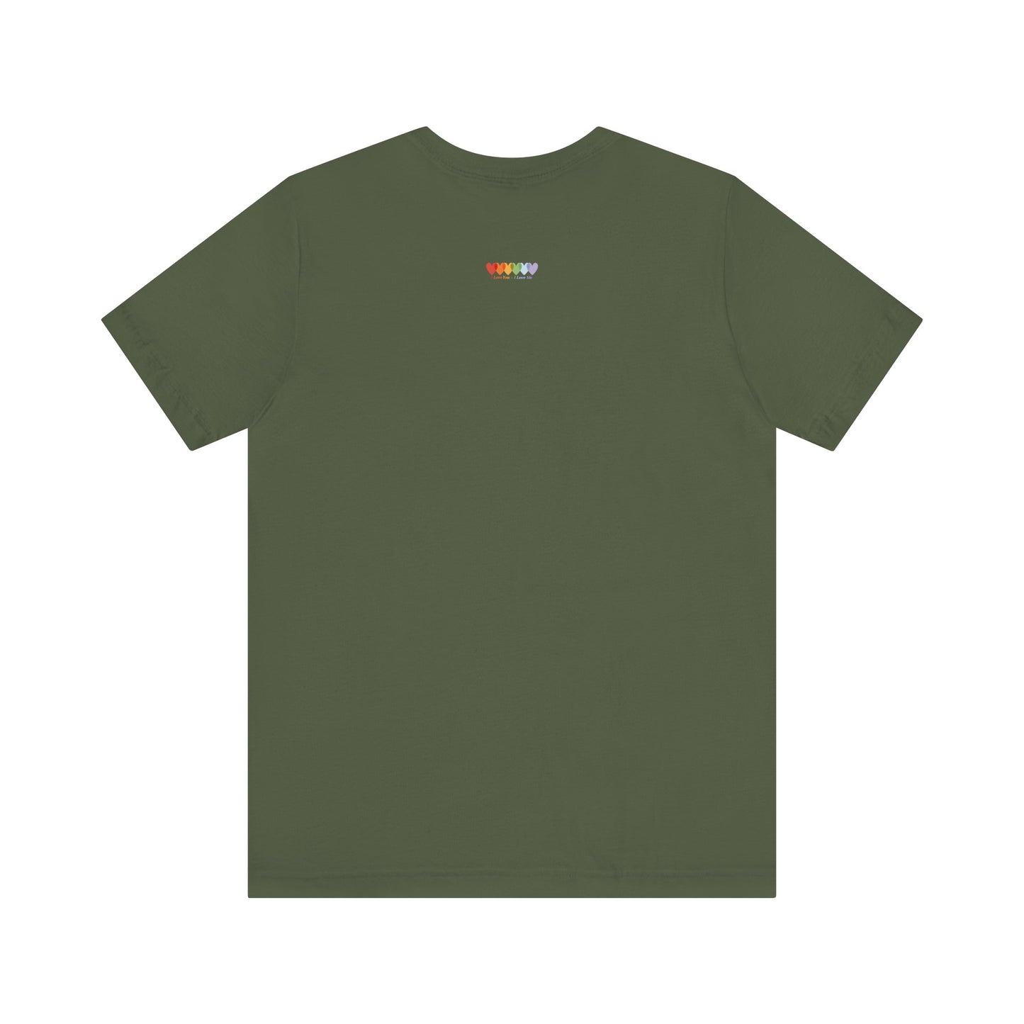 Unisex Military Green Light Blend Jersey Short Sleeve T Shirt