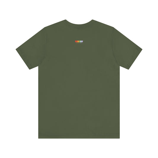Unisex Military Green Light Blend Jersey Short Sleeve T Shirt