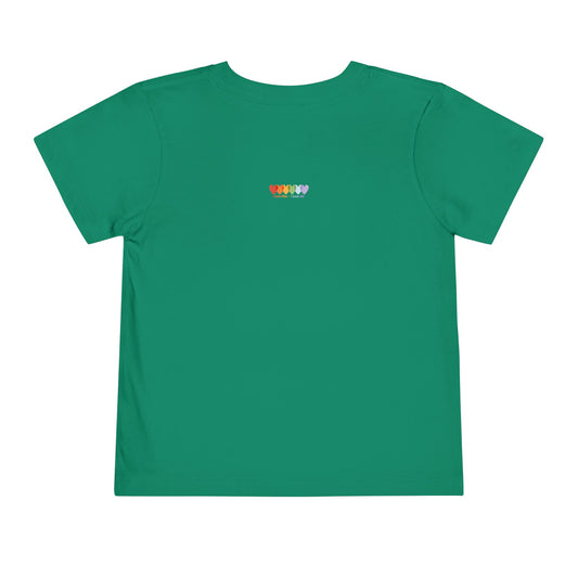 Toddler's Leaf Green Short Sleeve Light Blend T Shirt