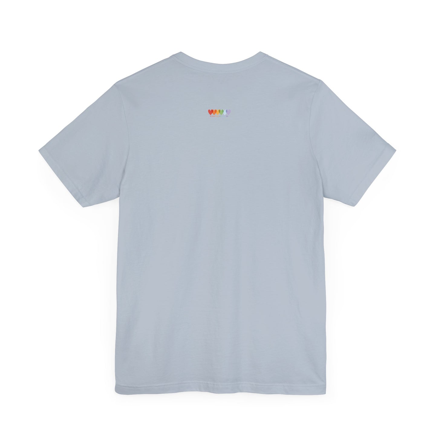 Unisex Light Blue Light Blend Jersey Short Sleeve T Shirt